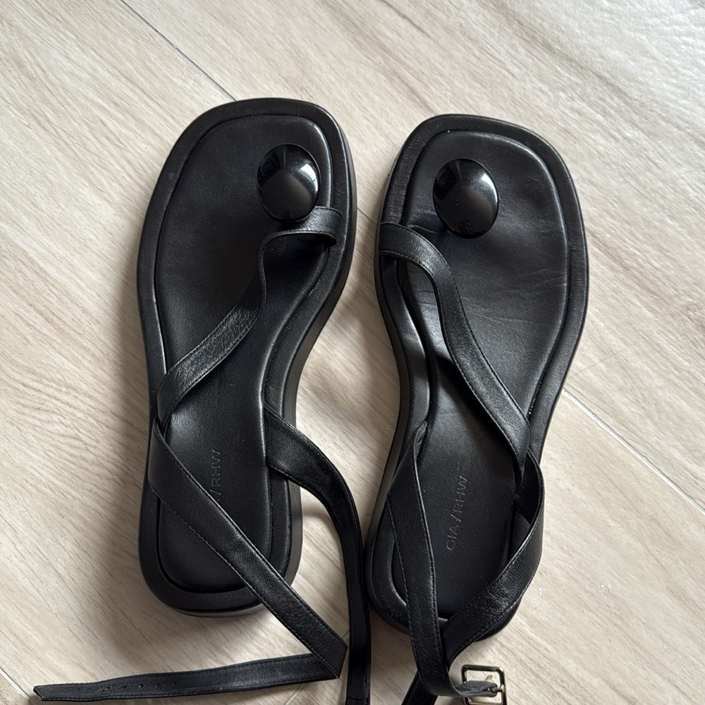 GIA X ROSIE flat wrap sandal size 8 - Picture 9 of 11